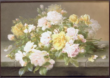 Pink and Yellow Roses